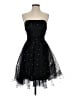 Assorted Brands 100% Polyester Stars Black Cocktail Dress Size 4 - photo 1