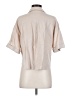 Zara Tan Short Sleeve Blouse Size XS - photo 2