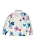 Adidas 100% Polyester Tie-dye White Fleece Jacket Size 16 - photo 1