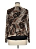 Cj Banks Paisley Brown Long Sleeve Blouse Size 1X - photo 2