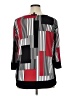 N Touch Color Block Red 3/4 Sleeve Blouse Size XL (petite) - photo 2
