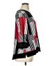 N Touch Color Block Red 3/4 Sleeve Blouse Size XL (petite) - photo 4
