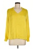 Cato Yellow Long Sleeve Blouse Size M - photo 1