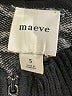 Maeve Hearts Black Pullover Sweater Size S - photo 4