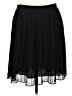H&M 100% Polyester Solid Black Formal Skirt Size L - photo 2