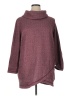 Lands' End 100% Polyester Burgundy Turtleneck Sweater Size 1X - photo 1