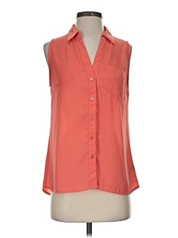 The Limited Sleeveless Button-Down Shirt (view 1)