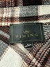 Timing 100% Cotton Plaid Black Long Sleeve Button-Down Shirt Size S - photo 7