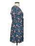 Blue Rain 100% Rayon Floral Blue Casual Dress Size XXS - photo 4