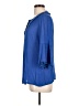 Jade 100% Rayon Blue 3/4 Sleeve Blouse Size L - photo 5