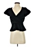 Express Black Short Sleeve Blouse Size S - photo 1