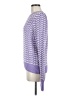 Greylin Chevron-herringbone Purple Pullover Sweater Size M - photo 5