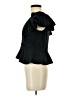 Express Black Short Sleeve Blouse Size S - photo 5