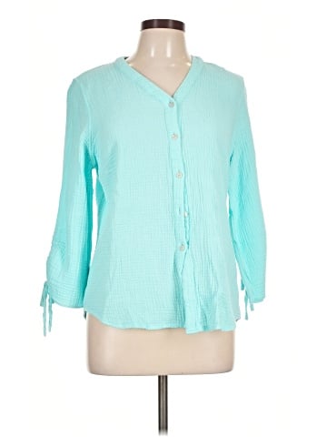 Foxcroft 3/4 Sleeve Blouse (view 1)