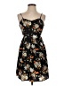 Xhilaration 100% Polyester Floral Black Casual Dress Size XS - photo 1