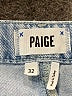 Paige 100% Cotton Hearts Blue Jeans Size 32 waist - photo 7