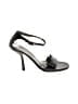 Gucci Snake Print Black Sandals Size 6 - photo 1