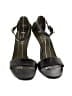 Gucci Snake Print Black Sandals Size 6 - photo 2
