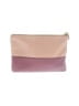 J.Crew 100% Leather Color Block Pink Leather Clutch One size - photo 2