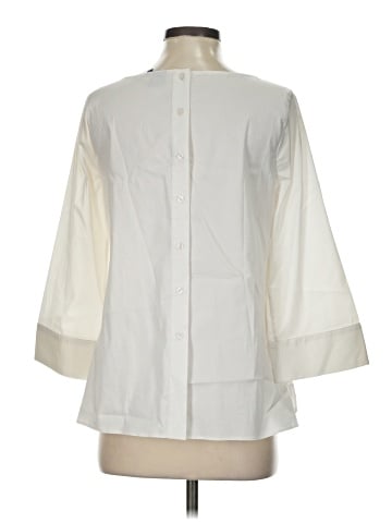 Kaari Blue 3/4 Sleeve Blouse (view 2)