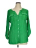 Notations Green Long Sleeve Blouse Size XL - photo 1