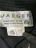 Jaeger 100% Wool Black Wool Coat Size XL (estimated) - photo 3