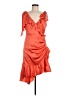 Cinq à Sept Orange Cocktail Dress Size 8 - photo 1