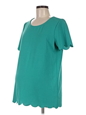 Pink Blush Short Sleeve Top (view 1)