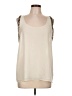 i Jeans by Buffalo 100% Polyester Ivory Sleeveless Top Size L - photo 1