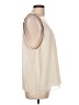i Jeans by Buffalo 100% Polyester Ivory Sleeveless Top Size L - photo 4