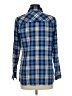 J.Crew Plaid Blue Long Sleeve Button-Down Shirt Size 8 (petite) - photo 2
