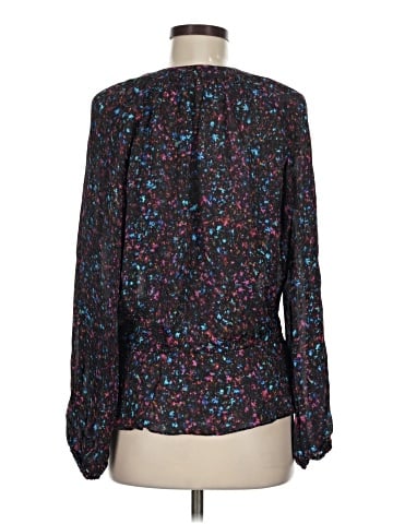 Parker Long Sleeve Silk Top (view 2)