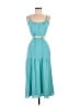 BCBGeneration 100% Polyester Teal Casual Dress Size M - photo 1