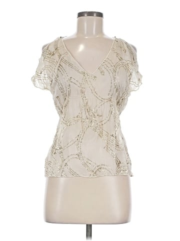 Twelfth Street by Cynthia Vincent Short Sleeve Silk Top (view 1)