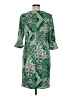 Kasper Paisley Green Casual Dress Size 6 - photo 2