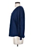 Amour Vert 100% Tencel Blue Long Sleeve Blouse Size S - photo 5