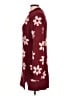 Francesca's 100% Polyester Floral Burgundy Pullover Sweater Size L - photo 5