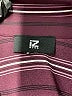 Iz Byer 100% Polyester Stripes Burgundy 3/4 Sleeve Blouse Size L - photo 7