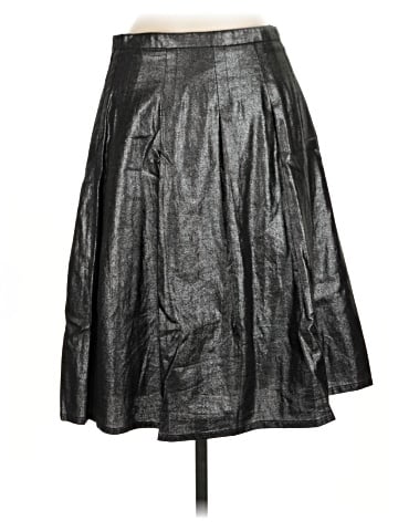 Kenar Faux Leather Skirt (view 2)