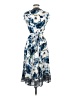 ECI Print Blue Casual Dress Size 6 - photo 2