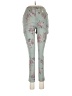 Seven7 Floral Green Jeggings Size 6 - photo 1