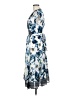 ECI Print Blue Casual Dress Size 6 - photo 5