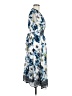 ECI Print Blue Casual Dress Size 6 - photo 4