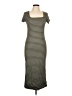 J for Justify Stripes Gray Casual Dress Size L - photo 1
