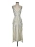 BCBGeneration Stripes Ivory Casual Dress Size XS - photo 1