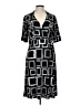 Apt. 9 Graphic Black Casual Dress Size L - photo 1