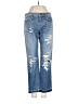 Current/Elliott Hearts Blue Jeans Size 24 waist - photo 1
