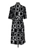 Apt. 9 Graphic Black Casual Dress Size L - photo 2