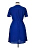 Monteau Solid Blue Casual Dress Size XL - photo 2