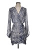 Unbranded Chevron-herringbone Blue Cocktail Dress Size XS - photo 1